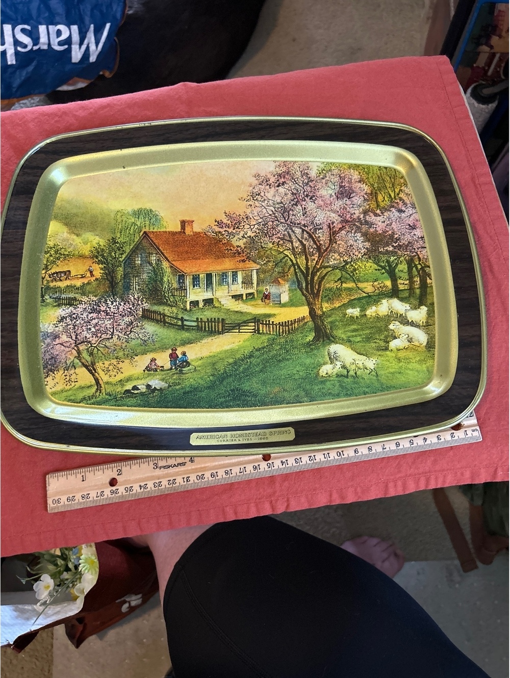 American homestead vintage tray